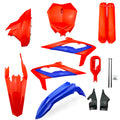PLASTIC KIT/6 2024-25 BETA RX 300-450 BETA BLUE/RED, RTECH R-KITBET-RS0-626