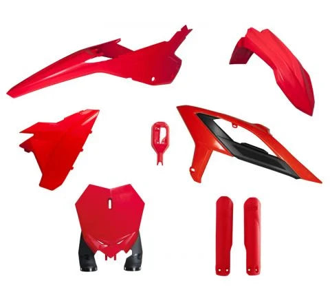 PLASTIC KIT/6 2024-25 BETA RX 300-450 BETA RED, RTECH R-KITBET-RS0-624