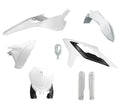 PLASTIC KIT/6 2024-25 BETA RX 300-450 WHITE, RTECH R-KITBET-BN0-624