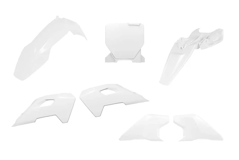 PLASTIC KIT 2024-2026 HUSQVARNA TC 65 WHITE, RTECH R-KITHSQ-BN0-165