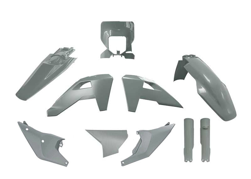 PLASTIC KIT/7 2026 HUSQVARNA TE/FE, QUANTUM GREY, RTECH R-KITHSQ-GR0-826