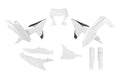 PLASTIC KIT/7 2026 KTM EXC, EXC-F, WHITE/BLACK, RTECH R-KITKTM-BN0-706
