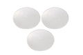 CEMOTO OVAL PLATE WHITE PACK-3, C.2052, FM2052 WHITE