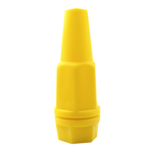 SPARK PLUG SCREW CAP HOLDER YELLOW