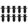 (PACK OF 10) M10 PLASTIC CENTER PUSH FENDER CLIPS RIVETS, 10mm x 20mm x 20mm