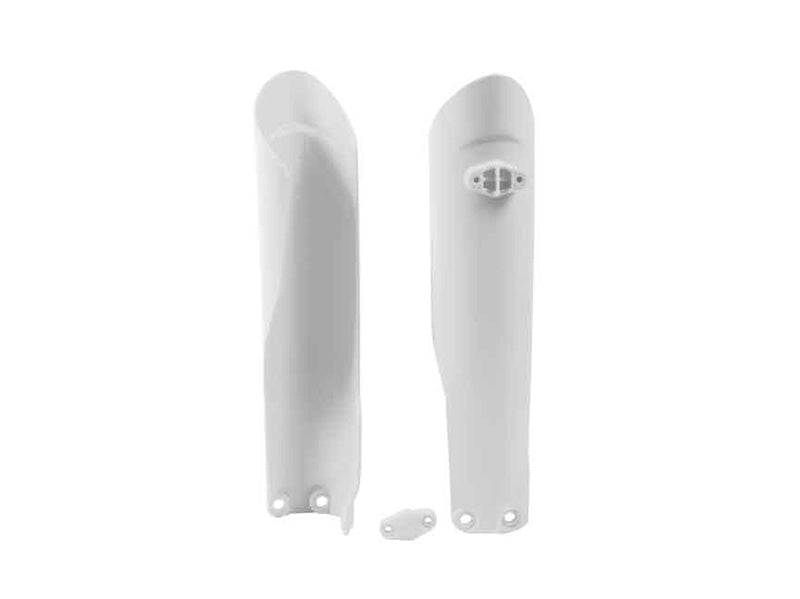 LOWER FORK GUARDS 15-22 KTM SX/SX-F, SNOW WHITE, RTECH R-PSKTMBNST15