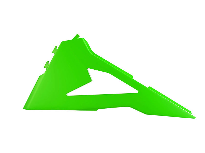 VENTED AIR BOX COVER KAWASAKI KX 250 450 R-TECH NEON GREEN R-FIKXFVFSX25