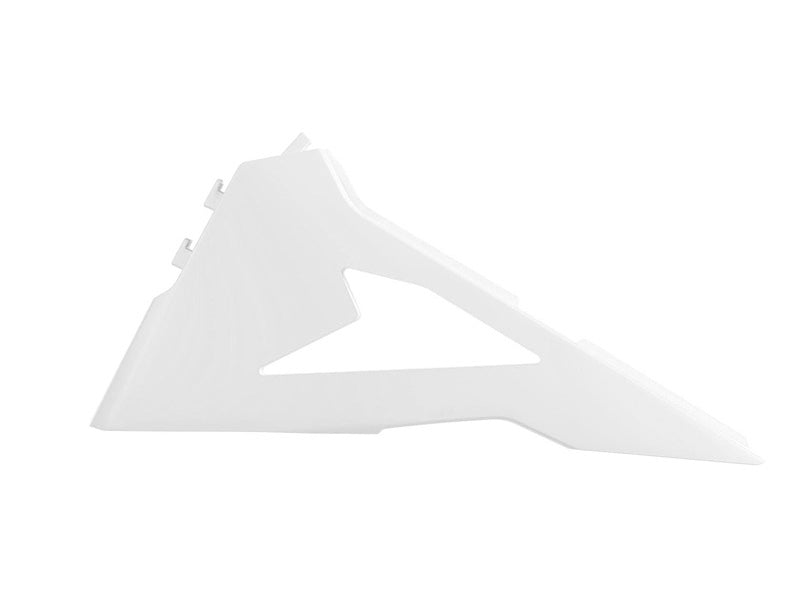 VENTED AIR BOX COVER KAWASAKI KX 250 450 R-TECH WHITE R-FIKXFBNSX25