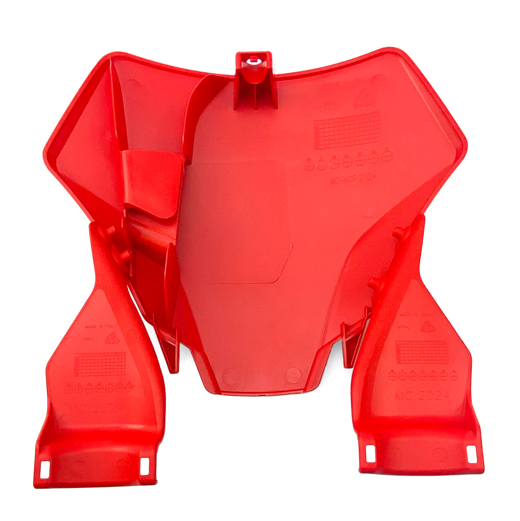 FRONT NUMBER PLATE GASGAS 2024-25 RED, R-TECH R-TBGASRG0023