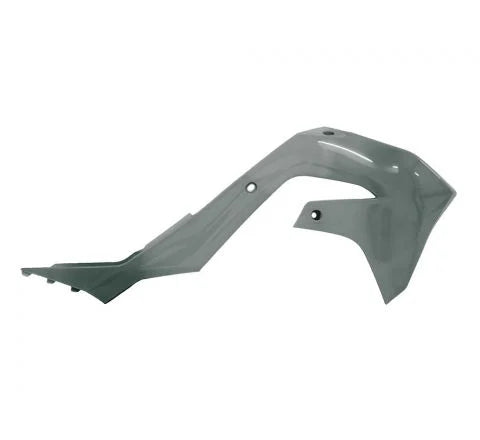 RADIATOR SCOOPS 2019-23 KX450F QUANTUM GREY, RTECH R-CVKXFGR0019