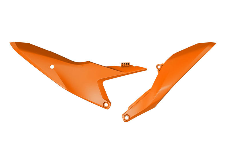 SIDE PANELS KTM SX 85 2025, GAS GAS MC 85 2025, R-TECH ORANGE R-FIKTMAR0885