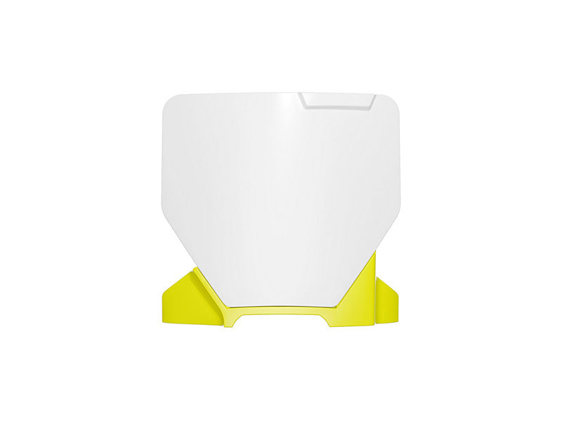 FRONT NUMBER PLATE HUSQVARNA TC 85 2025 R-TECH WHITE YELLOW R-TBHSQBNGQ885
