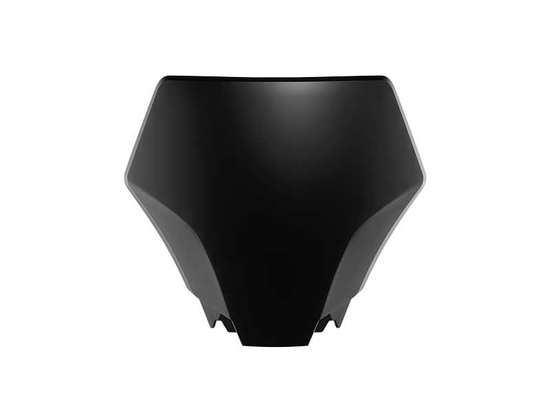 FRONT NUMBER PLATE GASGAS MC 50 2024-2025 R-TECH BLACK R-TBGASNR0050