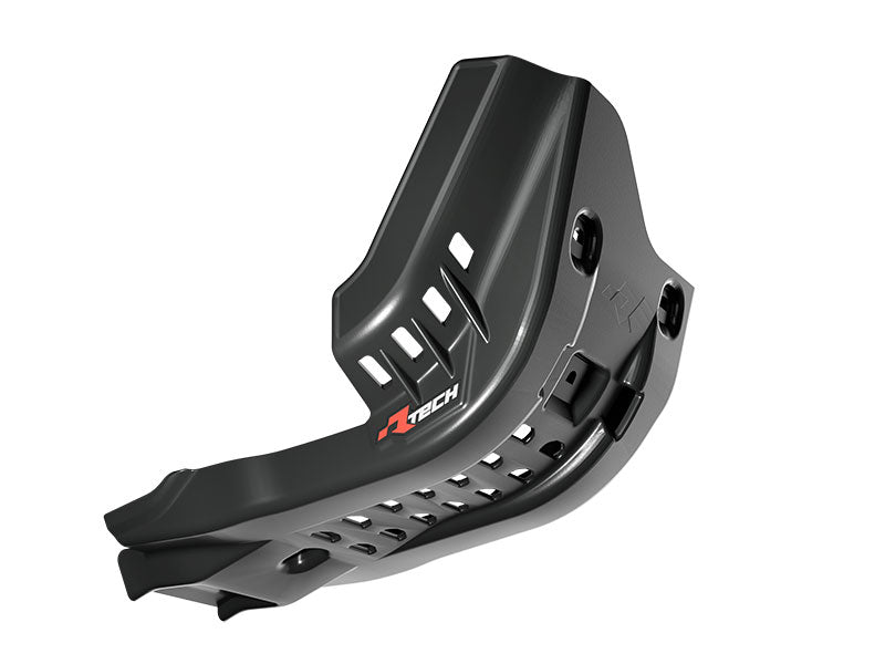 PLASTIC SKID PLATE YAMAHA YZ450F 2023-26, RTECH R-PMYZFNR0023, PLASTIC ENGINE COVER BLACK