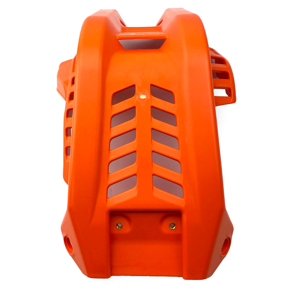PLASTIC SKID PLATE ORANGE, KTM 250/350/450 SX-F 2023-24, RTECH R-PMKTMAR4523, PLASTIC ENGINE COVER