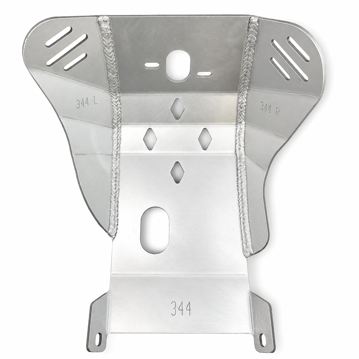SKID PLATE HD ALUMINIUM ENDURO KTM HUSQ GAS, 344 RICOCHET