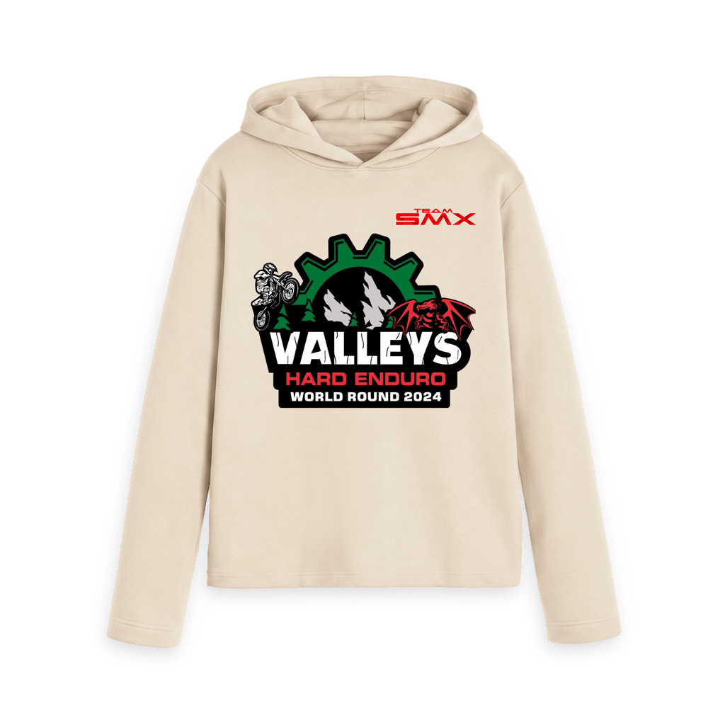 Oat Printed Hoody Front