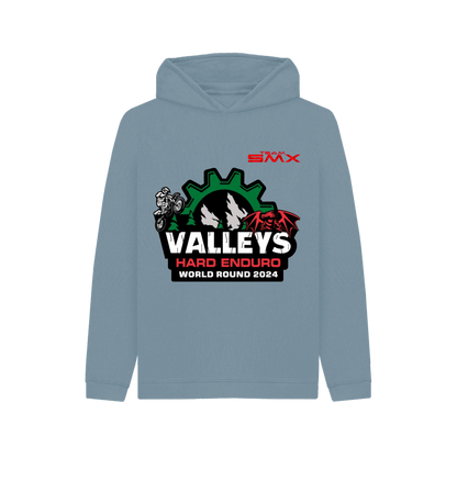 Stone Blue SMX Valleys Hoodie (Kids)