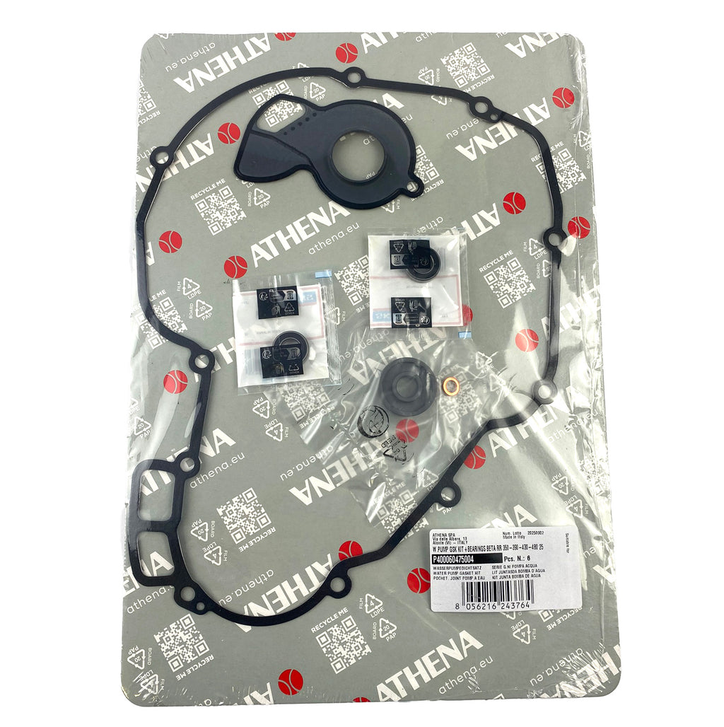 WATER PUMP GASKET KIT BETA 350-480 ATHENA P400060475004, WITH BEARINGS