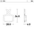 BRAKE PADS SINTERED NITRO, MOTO-MASTER 82821