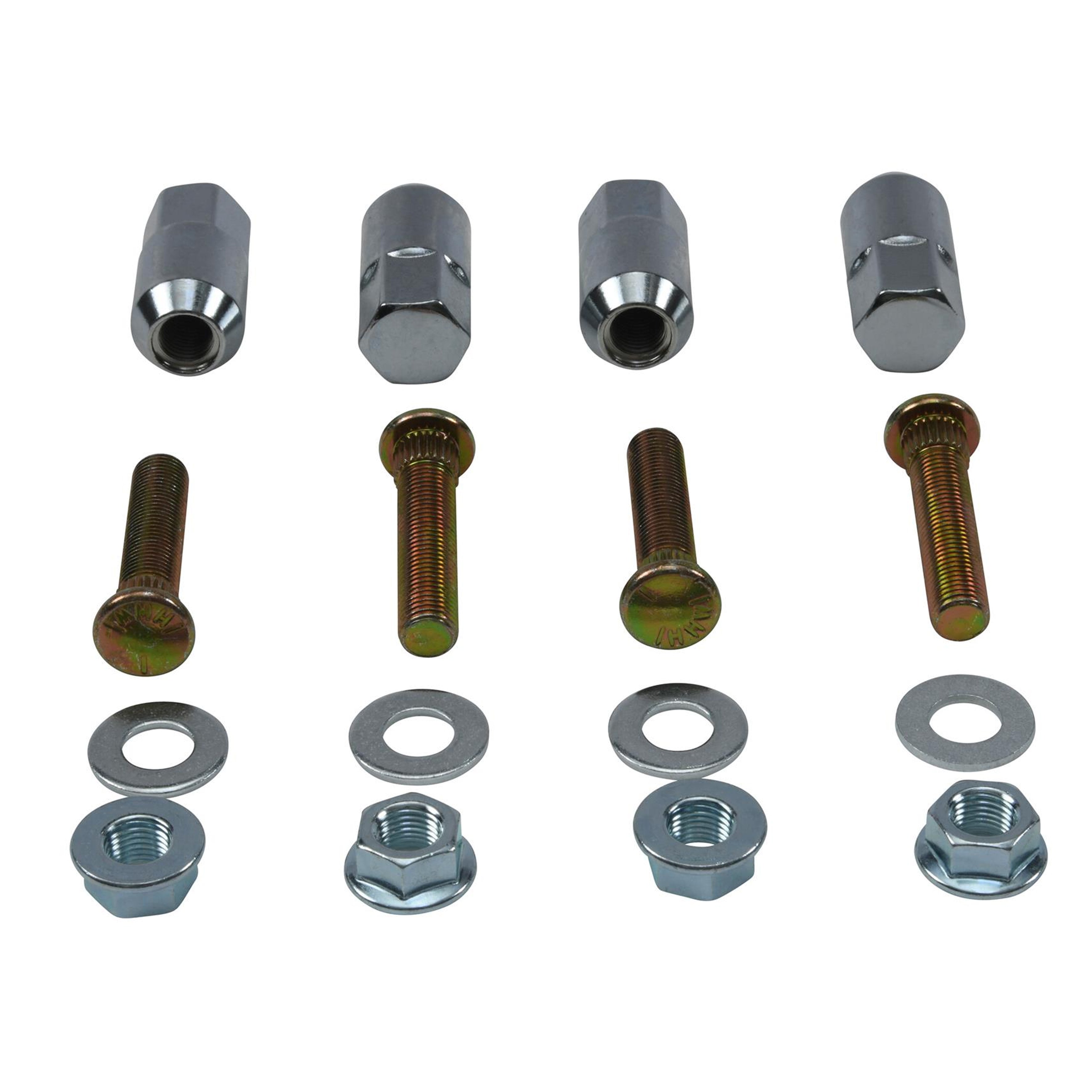 WHEEL STUD NUT KIT 09-17 POLARIS RANGER RZR 570 700 800 ALLBALLS 85-1130 FRONT 7517871 7542459