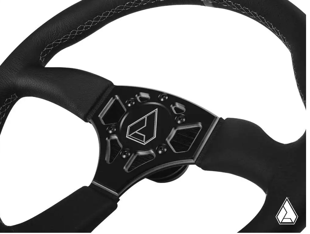 RACING STEERING WHEEL 350MM 6 BOLT, SUPERATV SW-U-350RL-28