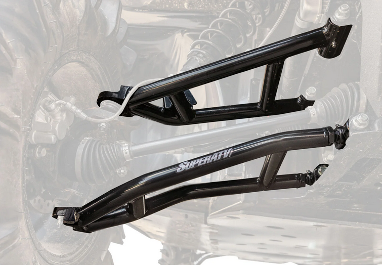 KAWASAKI MULE PRO 1.5 FORWARD HIGH CLEARANCE A-ARMS, SUPER ATV, AA-K-MULE-OHC-02, NO BALL JOINTS INCLUDED