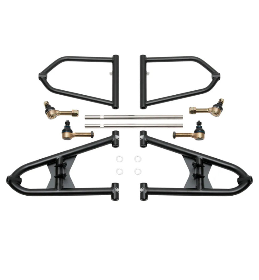 YAMAHA BANSHEE YFZ 350 1987-2006 A-ARM KIT +2 Wide, +1 Forward, SCRATCHED