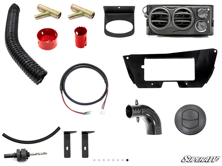 POLARIS RANGER 1000 IN CAB HEATER MATRIX BLOWER, SUPER ATV HTR-P-RAN1K