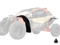 CANAM MAVERICK X3 LOW PROFILE WHEEL ARCH FENDER FLARES MUD GUARDS, ASSAULT INDUSTRIES FF-CA-X3-002