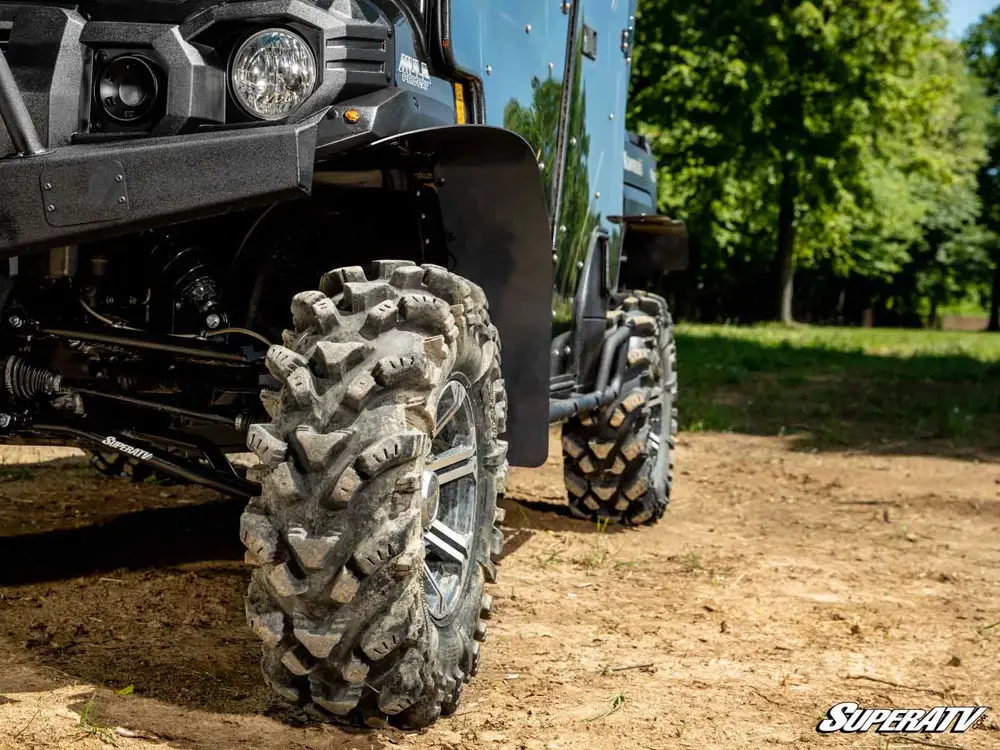 KAWASAKI MULE LOW PROFILE WHEEL ARCH FENDER FLARES MUD GUARDS, SUPER ATV FF-K-MULE-FXT