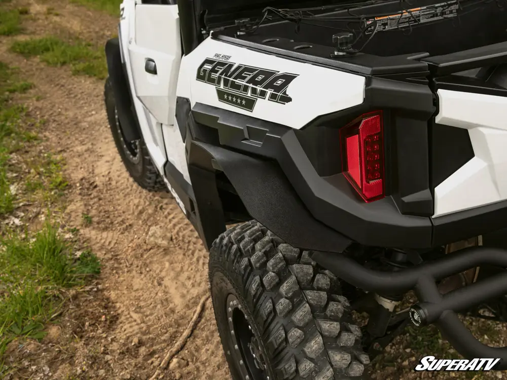 POLARIS GENERAL LOW PROFILE WHEEL ARCH FENDER FLARES MUD GUARDS, SUPER ATV FF-P-GEN1K-001