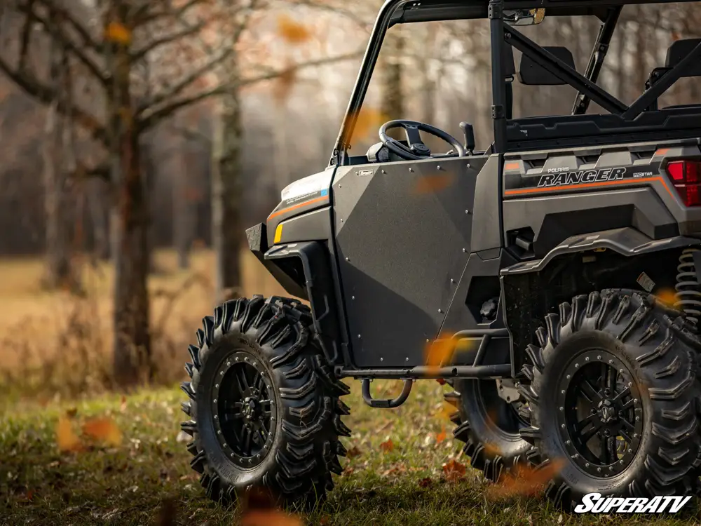 POLARIS RANGER XP HD WHEEL ARCH FENDER FLARES MUD GUARDS, SUPER ATV FF-P-RAN1K