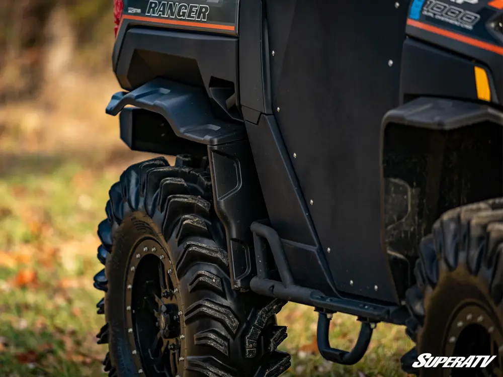 POLARIS RANGER XP HD WHEEL ARCH FENDER FLARES MUD GUARDS, SUPER ATV FF-P-RAN1K