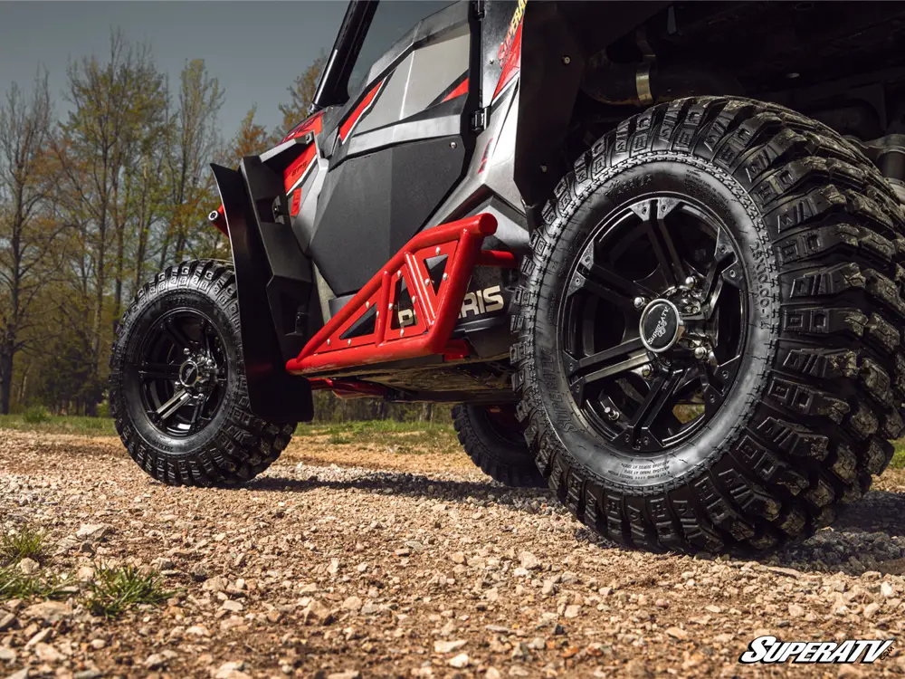 POLARIS RZR 900 LOW PROFILE WHEEL ARCH FENDER FLARES MUD GUARDS, SUPER ATV FF-P-RZR900