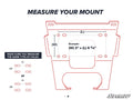 YAMAHA WOLVERINE WINCH MOUNT PLATE, SUPERATV WM-Y-WV-X4-00