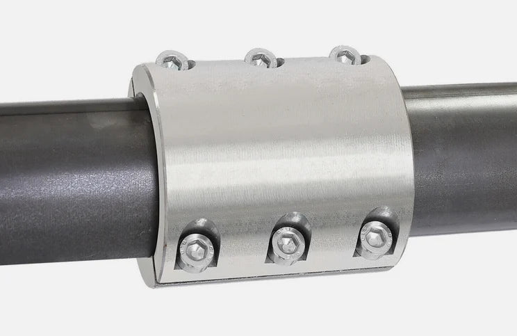 WELDABLE SPLIT CLAMP 2 52mm ROLL CAGE UNIVERSAL