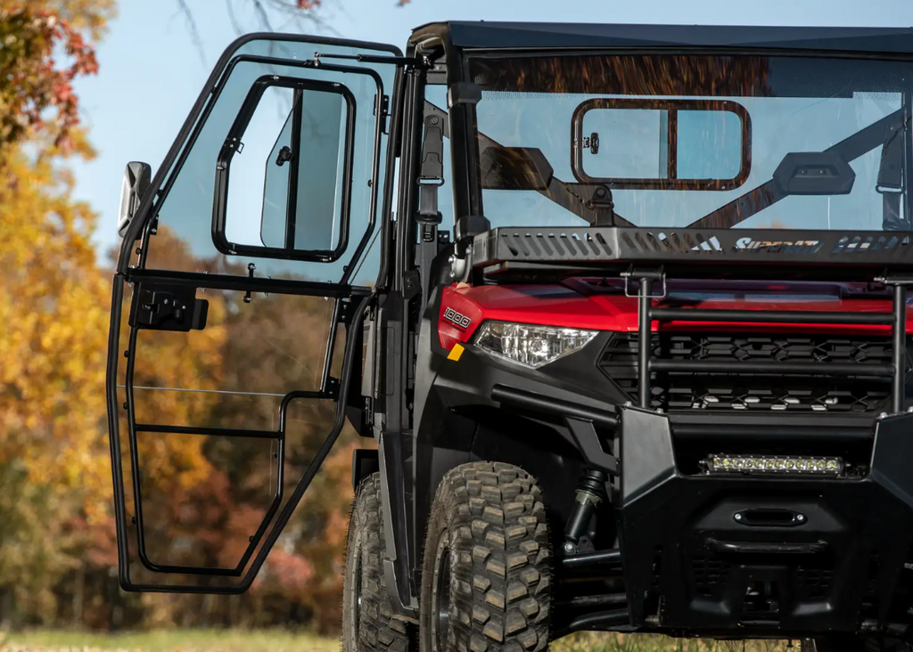 POLARIS RANGER CAB ENCLOSURE DOORS CLEAR, SUPER ATV DOOR-P-RAN1K-002-72