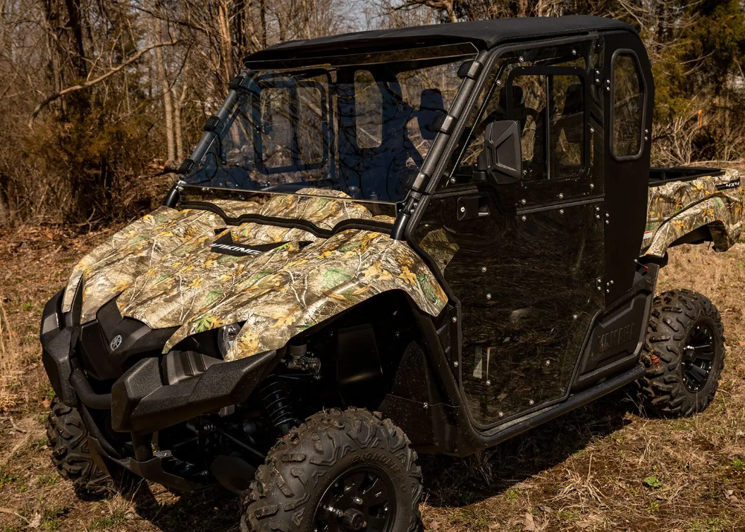 YAMAHA VIKING CAB ENCLOSURE DOORS CLEAR, SUPER ATV DOOR-Y-VIK-001-72