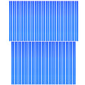 SPOKE SKIN SET 8.5 & 7.5 BLU, SS-101, 76 PCS, BLUE