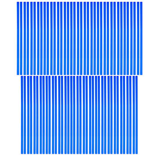 SPOKE SKIN SET 8.5 & 7.5 BLU, SS-101, 76 PCS, BLUE