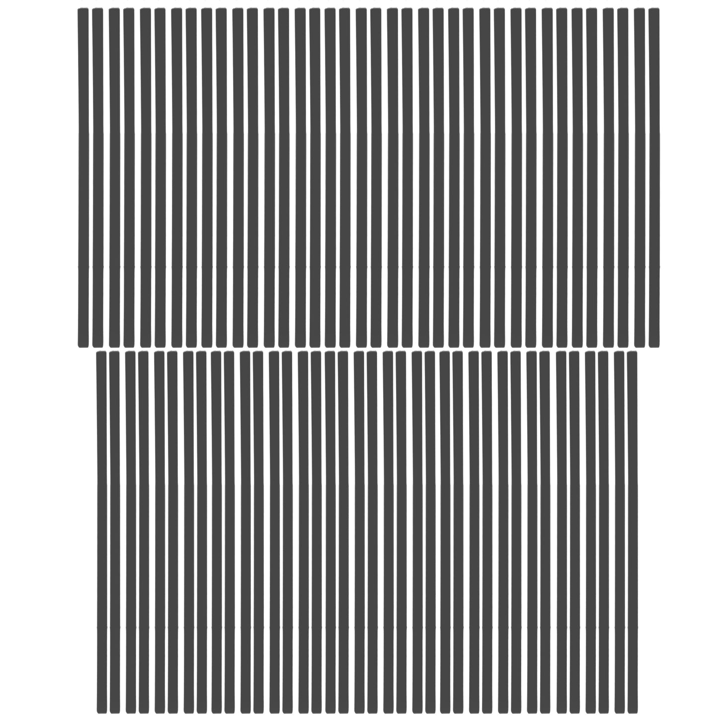 SPOKE SKIN SET 8.5 & 7.5 BLK, SS-101, 76 PCS, BLACK