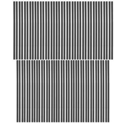 SPOKE SKIN SET 8.5 & 7.5 BLK, SS-101, 76 PCS, BLACK