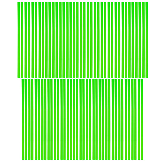 SPOKE SKIN SET 8.5 & 7.5 GRE, SS-101, 76 PCS, GREEN