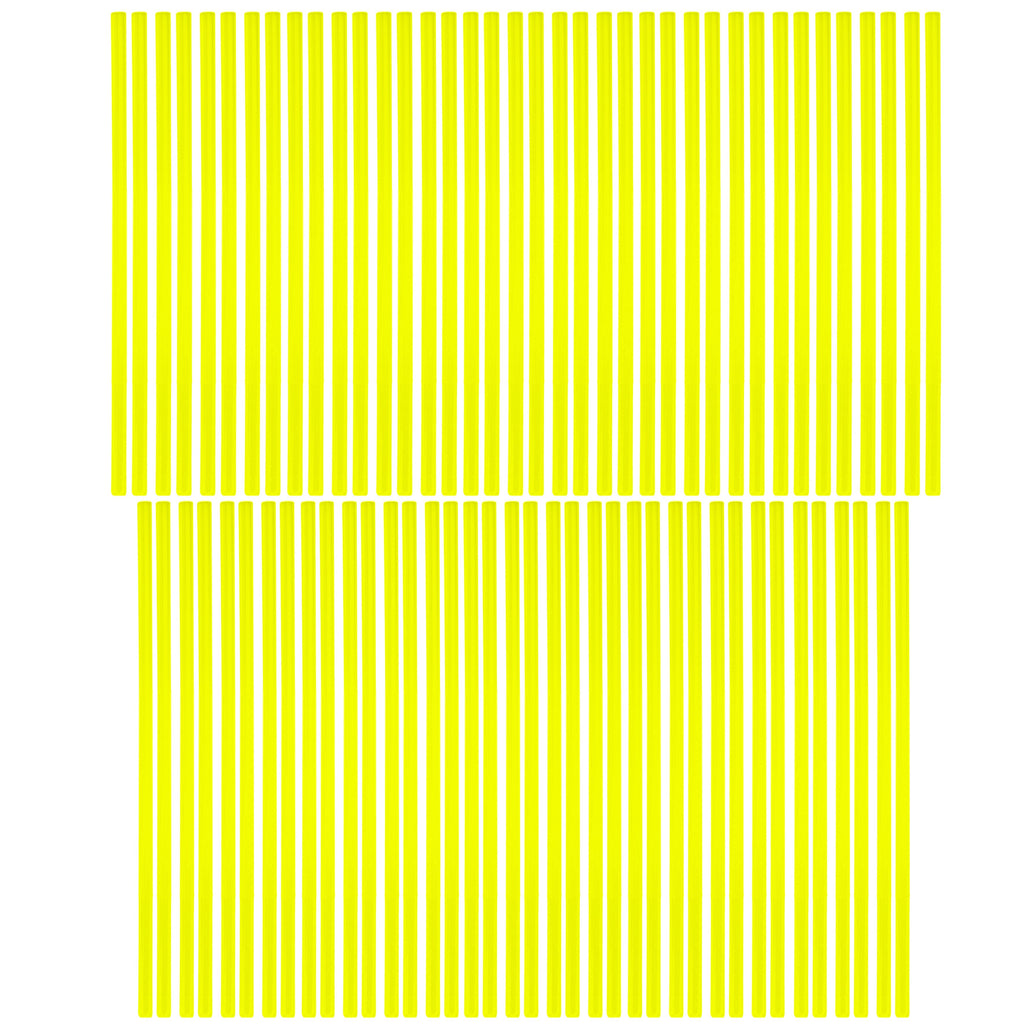 SPOKE SKIN SET 8.5 & 7.5 YEL, SS-101, 76 PCS, NEON YELLOW
