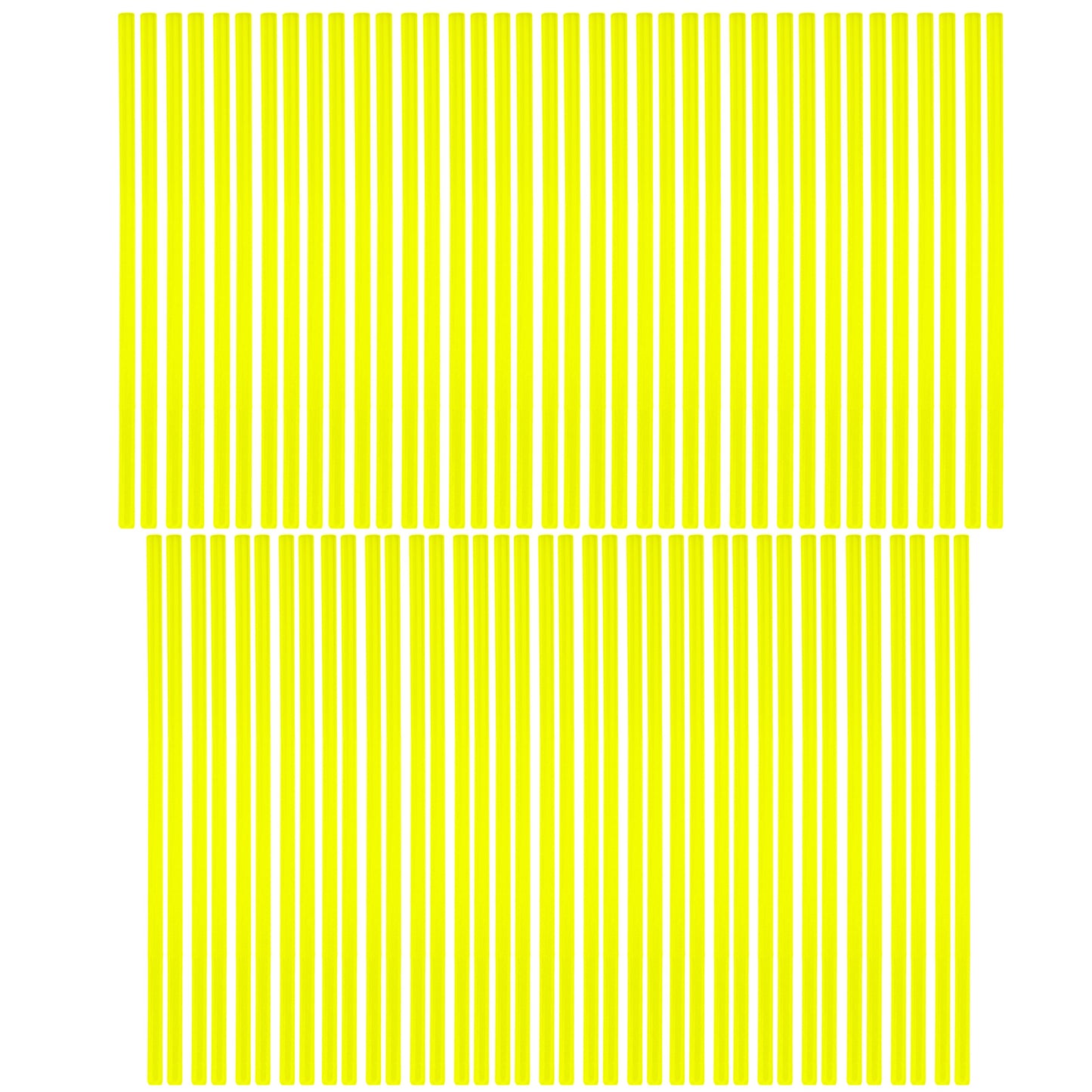 SPOKE SKIN SET 8.5 & 7.5 YEL, SS-101, 76 PCS, NEON YELLOW