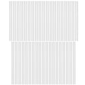 SPOKE SKIN SET 8.5 & 7.5 WHT, SS-101, 76 PCS, WHITE