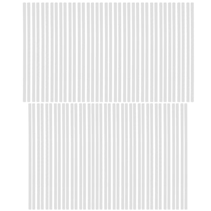 SPOKE SKIN SET 8.5 & 7.5 WHT, SS-101, 76 PCS, WHITE