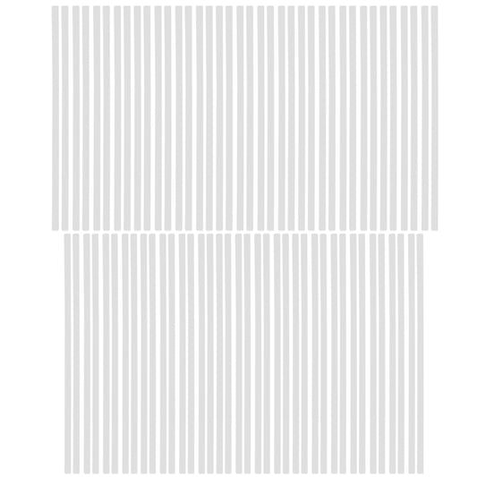 SPOKE SKIN SET 8.5 & 7.5 WHT, SS-101, 76 PCS, WHITE