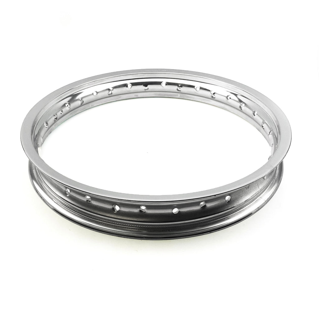 RIM 215 x 18 32H MTX MOTO ALLOY RIM SILVER